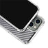 Silver Carbon Fiber Specialty Texture Material iPhone 15 Pro Clear Case